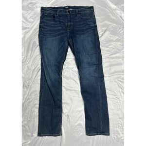 Paige Federal Mens Slim Straight Leg Jeans Dark Wash Denim Size 36 casual preppy
